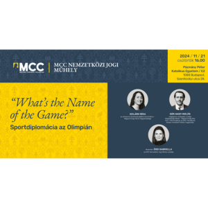 “What’s the Name of the Game?” – Sportdiplomácia az Olimpián