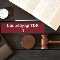 Büntetőjogi TDK - A bírói hivatás gyakorlása