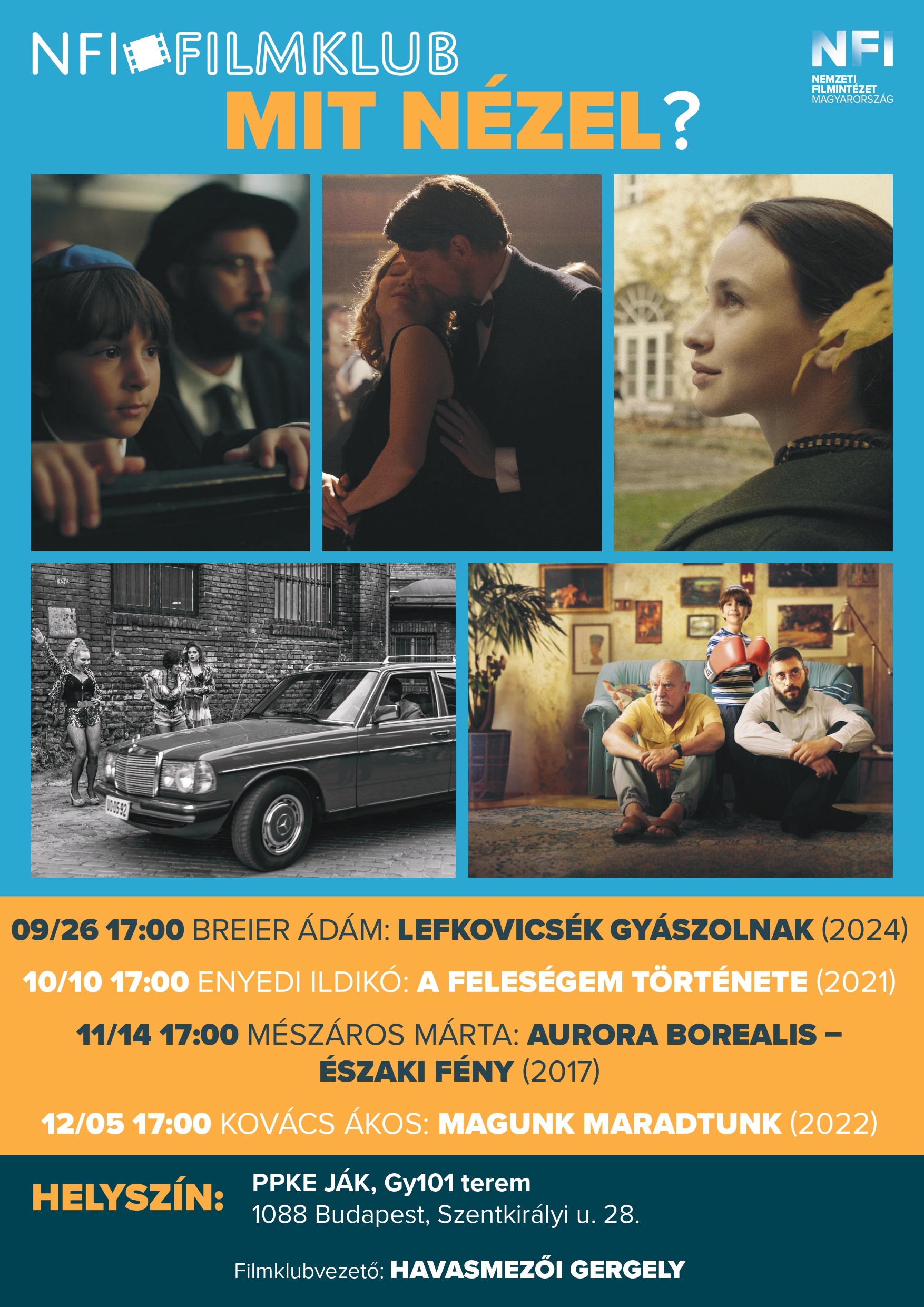 Filmklub az őszi félévben