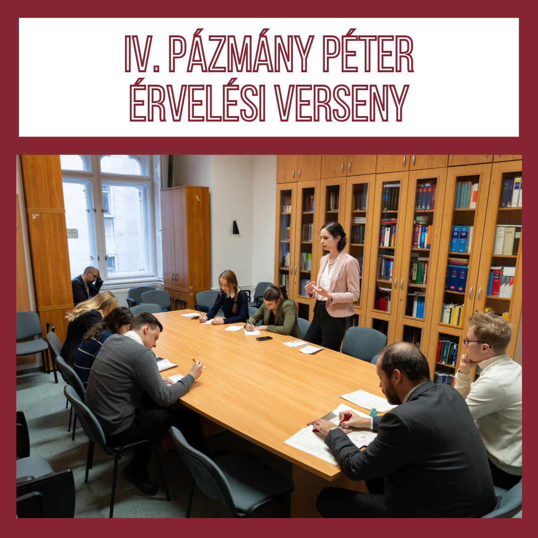 IV. Pázmány Péter Érvelési Verseny