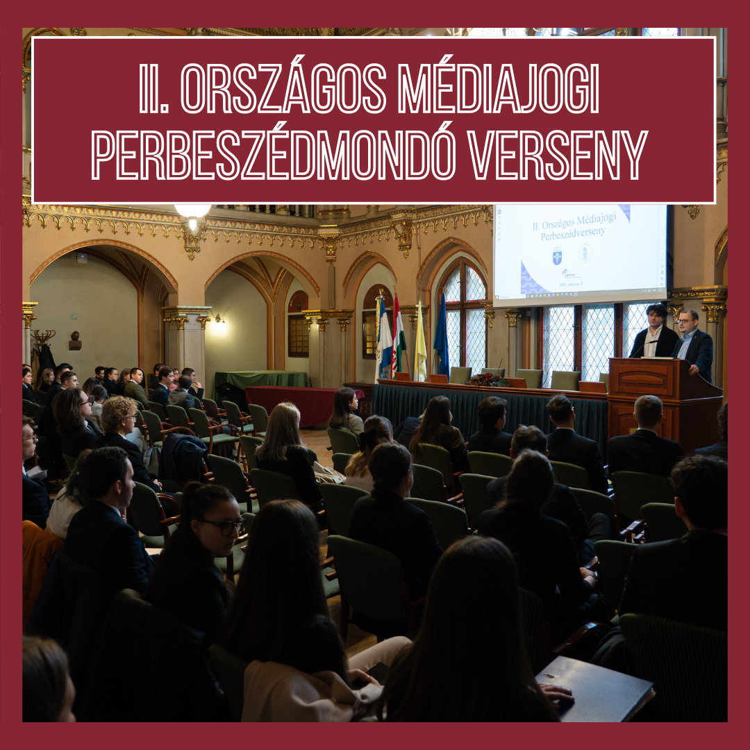 II. Országos Médiajogi Perbeszédmondó Verseny