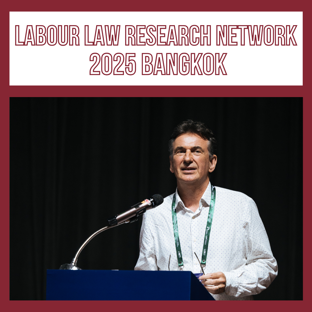 Karunk oktatói A Labour Law Research Network nemzetközi konferencián