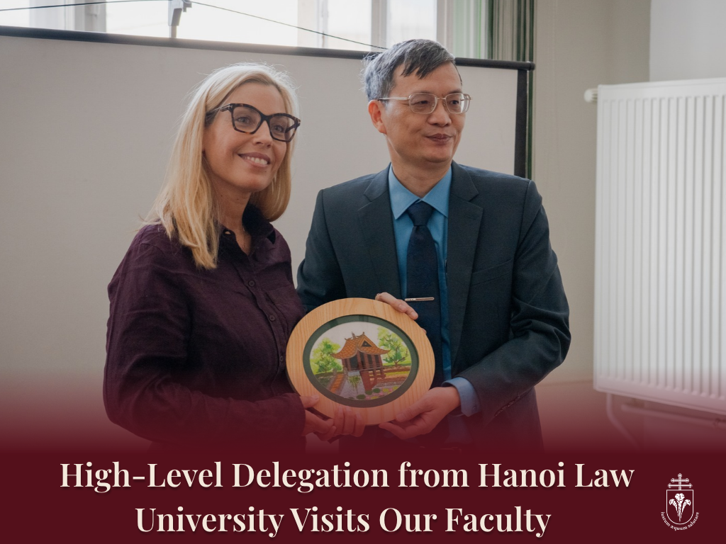 A high-level delegation from Hanoi Law University visited our Faculty