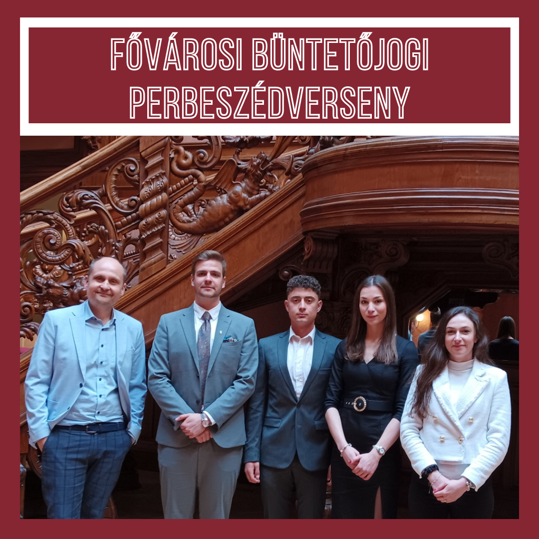 Fővárosi Büntetőjogi Perbeszédverseny 2024. április